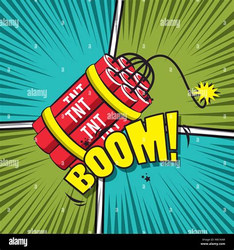 Comic book explosion pop art cartoon Stock Vector Image & Art - Alamy