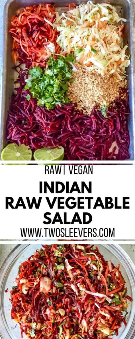 Beets Carrots And Cabbage Combine To Make A Quick Indian Raw Vegetable Salad That Is As