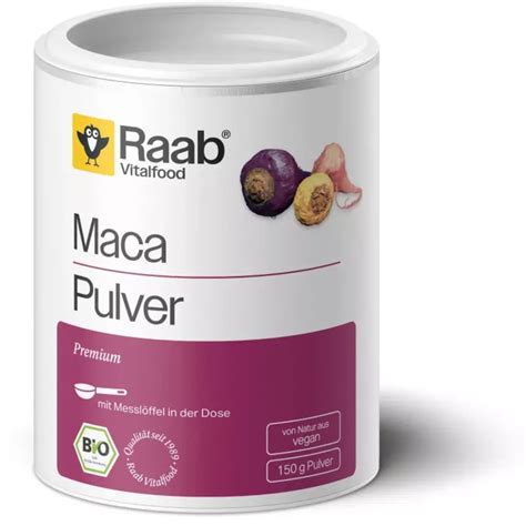 Bio Maca Poeder G Raab Vitalfood Vitalabo Onlineshop