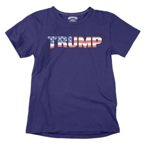 Trump American Flag T Shirt I Love My Freedom