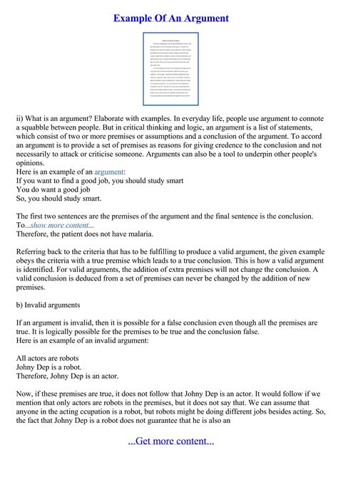 Example Argument Essay by Buy Essay Olathe - Issuu