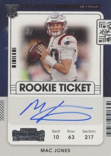 Mac Jones Contenders Rookie Ticket Auto Variation Psa Price