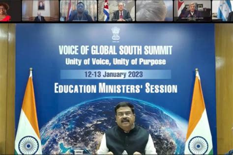 Voice of Global South Summit: Dharmendra Pradhan stresses on NEP - THE ...