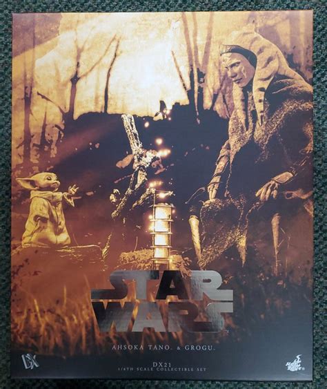 Hot Toys Star Wars The Mandalorian Ahsoka Tano Grogu 1 6 Scale Figure Set The Toys Time Forgot