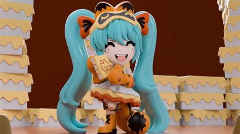 Hatsune Miku Dresses As Garfield The Cat In New Figure Siliconera