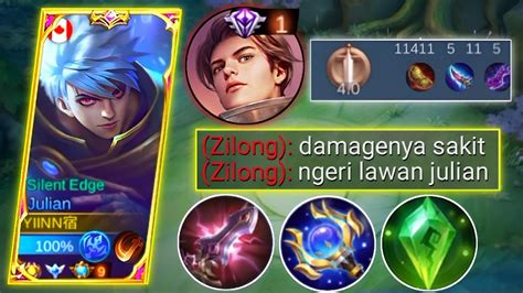 BUILD JULIAN OFFLANE TERSAKIT DAN TERKUAT TOP GLOBAL JULIAN VS ZILONG