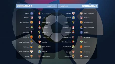 Consulta El Calendario Completo De La Liga Santander 2021 2022