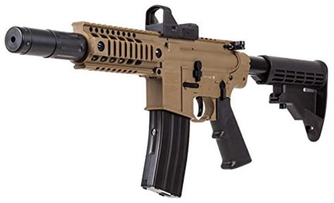Crosman Bushmaster Bmpwx Full Auto Co2 Powered Bb Air Rifle And Red Dot