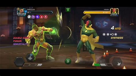 Mcoc Noob Borrows Ascended 6 R5 Hercules And Beats Rol In 408 Fastest For Herc Youtube