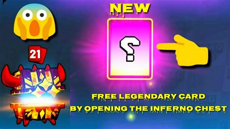 FREE LEGENDARY CARD BY OPENING INFERNO CHEST NOOT IN FRAG PRO SHOOTER