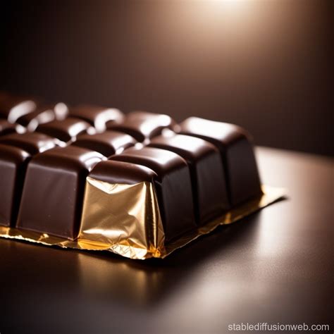 Aluminum Foil Wrapped Chocolate Bar Stable Diffusion Online