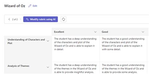 Getting Started Creating Rubrics With Ai Microsoft Support