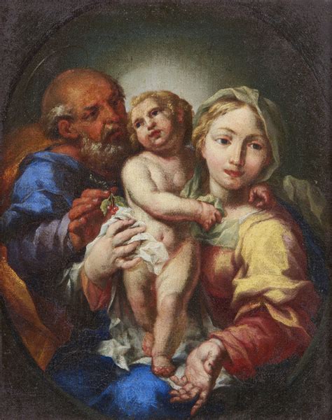 Sacra Famiglia Artista Italiano Del Xviii Secolo