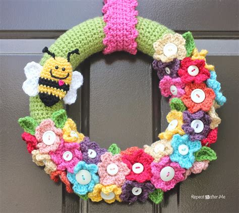 Spring And Summer Crochet Wreaths Unique Yarn Designs