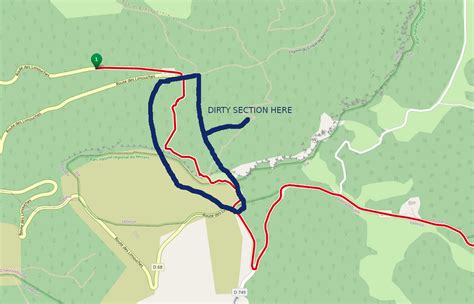 Road bike route go through dirt road (highway=path) · valhalla valhalla ...
