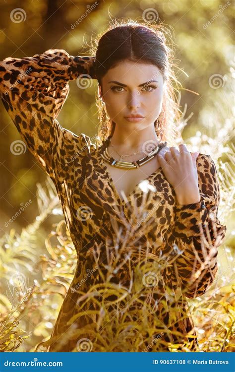 Portrait Of A Sensual Very Beautiful Brunette Girl With Lon Stock Photo Image Of Hair Model