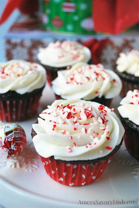 Dark Chocolate Peppermint Cupcakes Amee S Savory Dish