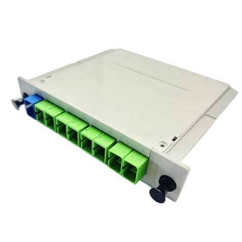 Ftth Sc Apc Upc X Plug In Type Fiber Optic Plc Splitter China Plc