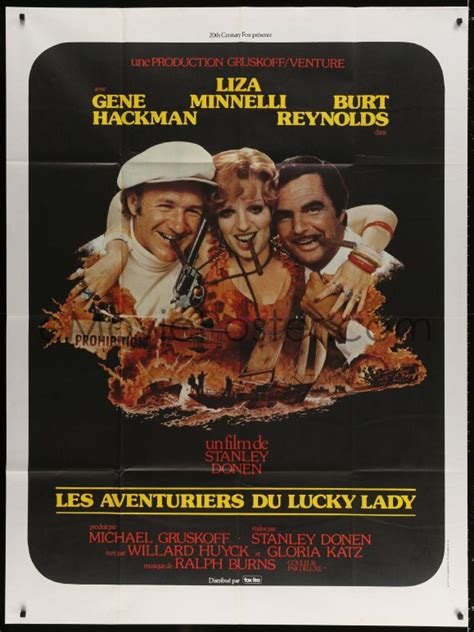 EMoviePoster 2k745 LUCKY LADY French 1p 1976 Gene Hackman Liza