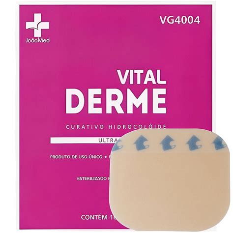 Curativo Hidrocoloide Extra Fino Cm X Cm Vital Derme Raremed