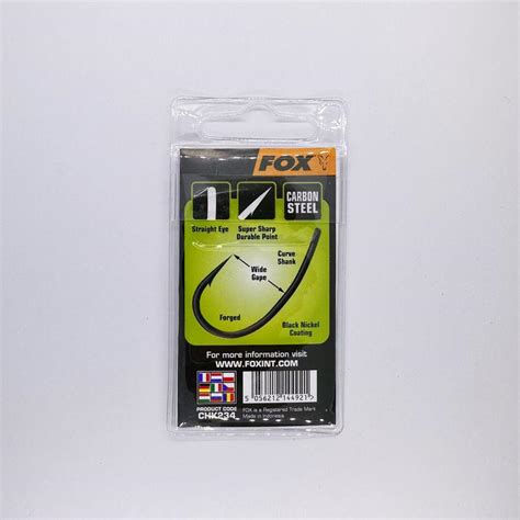 Fox Carp Hooks Curve Shank