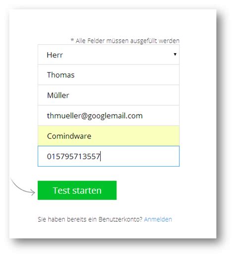 Konto Auf Der Comindware Website Registrieren Kb Cmwlab