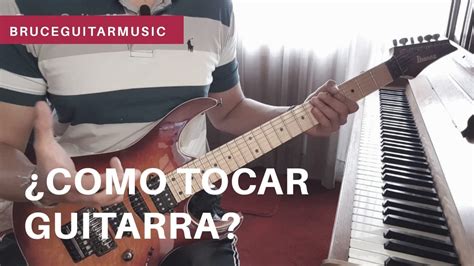 Tutorial Cómo tocar GUITARRA ELECTRICA lección básica guitarra