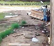 Amateur Couple Is Caught On Security Camera Fucking In The Stairwell Porn