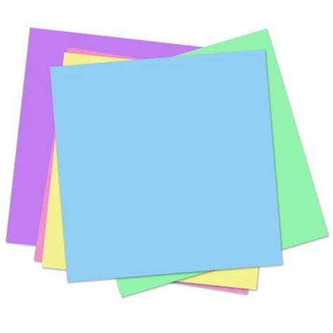 Colored Post It Clipart