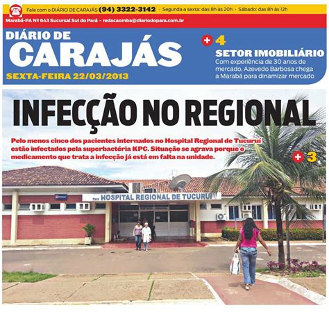 Jornal de Tucuruí e Região Gazzeta Regional Diário do Pará no Caderno