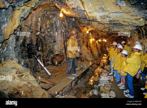 Gold Mine tour of Old Hundred Mine near Silverton, Colorado, USA Stock Photo - Alamy