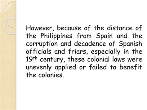 History The Spanish Colonial System Ppt
