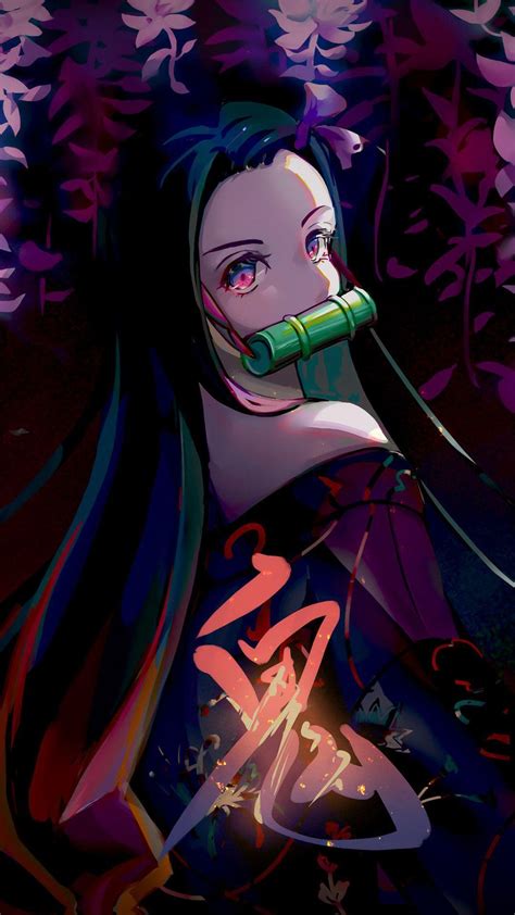 Nezuko Phone Wallpapers Top Free Nezuko Phone Backgrounds