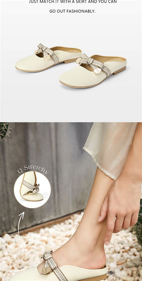 Jual Bostanten Sepatu Gina Flat Wanita Sandal Mlues Style Sepatu Rata