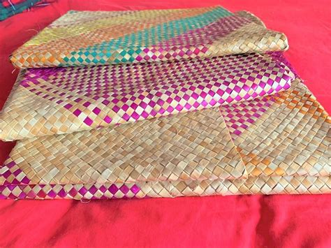 Handwoven Native Banig Mat Or Lauhala Mat Etcheteras