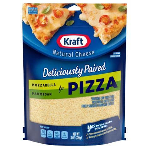 Kraft Deliciously Paired Mozzarella & Parmesan Shredded Cheese for ...