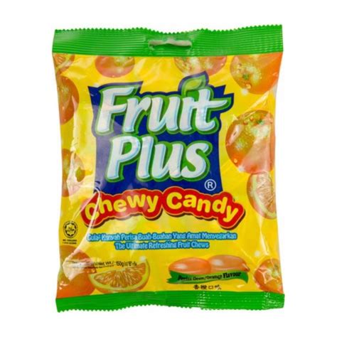 Fruit Plus Chewy Candy Orange 120g Lazada