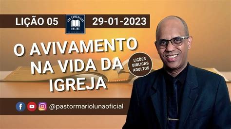 Ebd Li O Adultos O Avivamento Na Vida Da Igreja