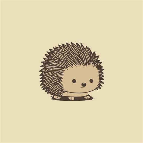 Igel Vektor Illustration Premium Vektor