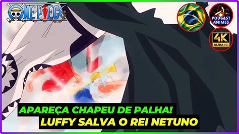 Rei Netuno One Piece - LUFFY SALVAO REI NETUNO - ONE PIECE DUBLADO EM PT-BR