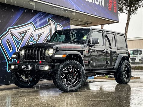 Jeep Wrangler Hussla Tomahawk Gloss Black Milled Wheel