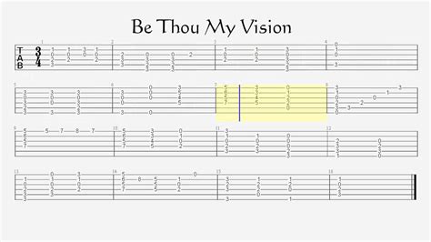 Be thou my vision guitar tab fingerstyle - darelospeak