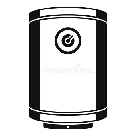 Bathroom Water Heater Geyser Vector Illustration Stock Illustrations