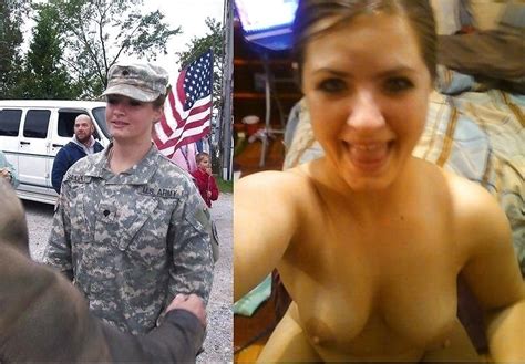 Military Dressed Undressed Shesfreaky