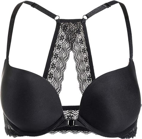 Dobreva Femme Soutien Gorge Push Up à Armature Fermeture Avant Dos