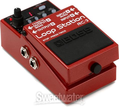 Boss Rc 3 Loop Station Looper Pedal Review Sweetwater