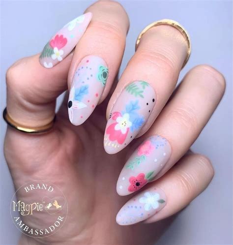 Love These 30 Romantic Cute Spring Nail Designs For Inspiration In 2021