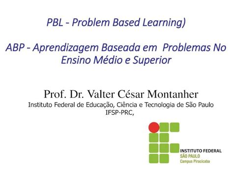 Pdf Pbl Problem Based Learning Abp Aprendizagem Baseada Em Srq