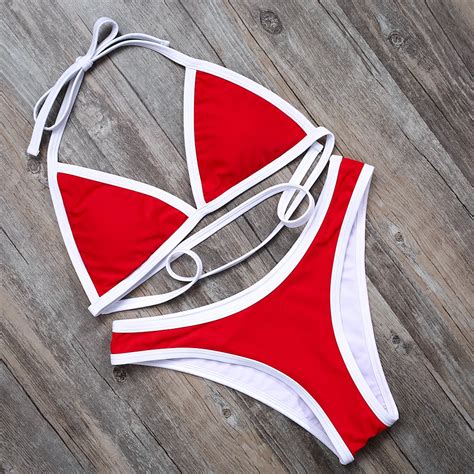 Aliexpress Buy Trangel Bikini Brand 2018 Swimwear Women High Cut