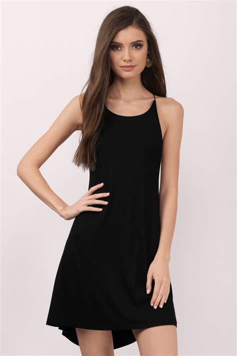 Sexy Black Shift Dress Backless Dress Black Dress Shift Dress